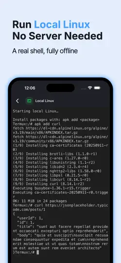 Скриншот Terminal & SSH - на iPhone 2