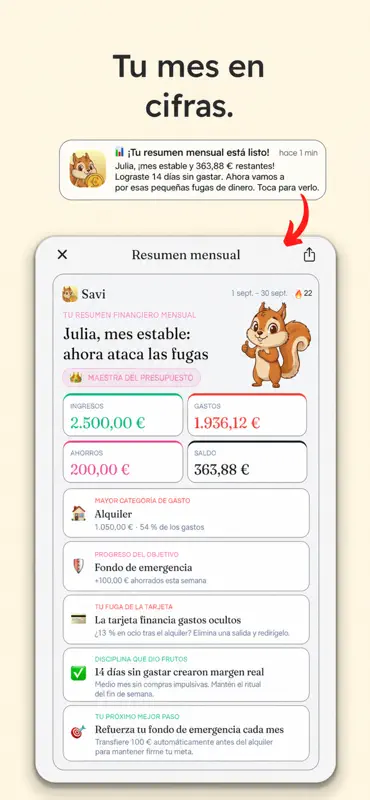 Savi: Presupuesto y Gastos screenshot 5 of 8