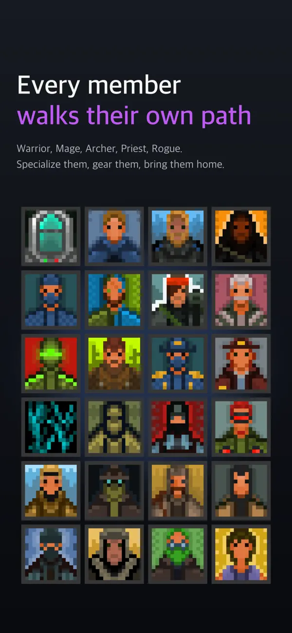 Screenshot #3 pour Idle Guild: Dungeon TEXT RPG