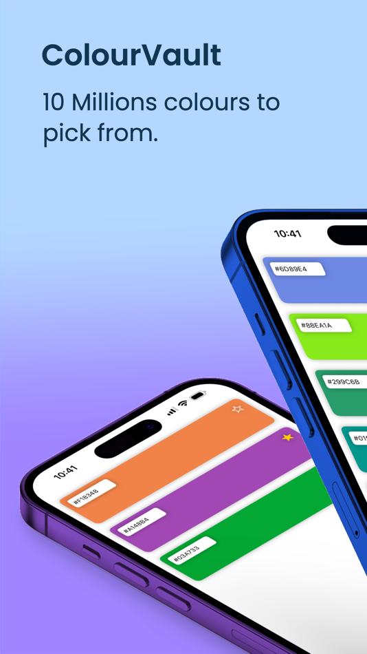 #1. ColourVault (iOS) 由: Oliver Ives