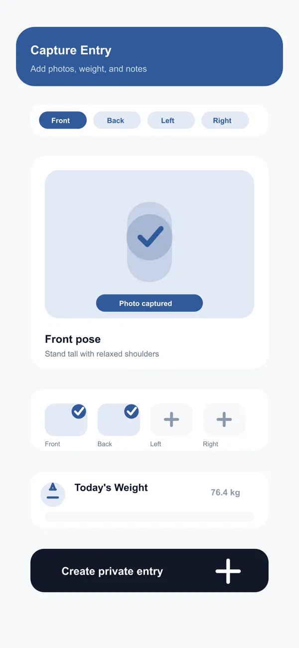 Screenshot #1 pour My Visual Progress