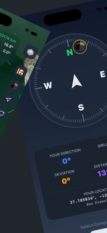 Qibla Finder - Compass Screenshot 2 of 5