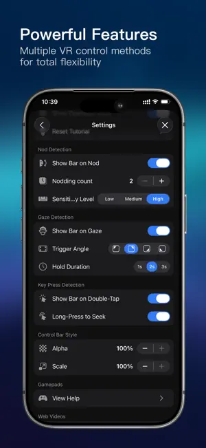 rPlayer: VR & 3D Video Player screenshot 4