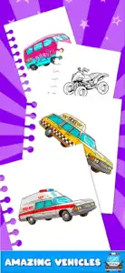 Cars Coloring Pages Game . screenshot #3 for iPhone