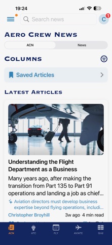 Aero Crew News Screenshot 1 of 10
