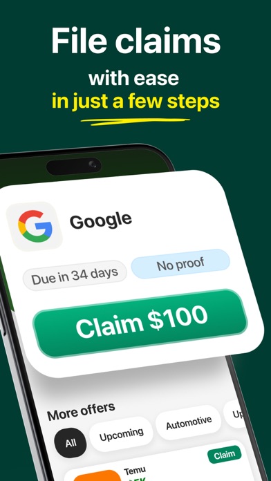 ClaimHunt – Class Actions iPhone screenshot 4