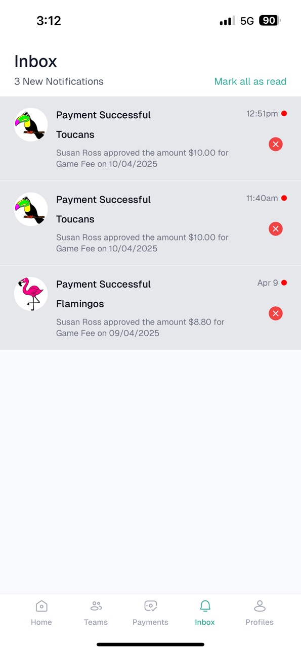iPhone screenshot