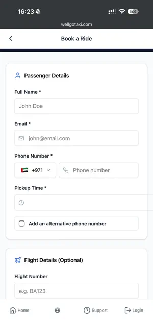 Wellgo Taxi screenshot 3