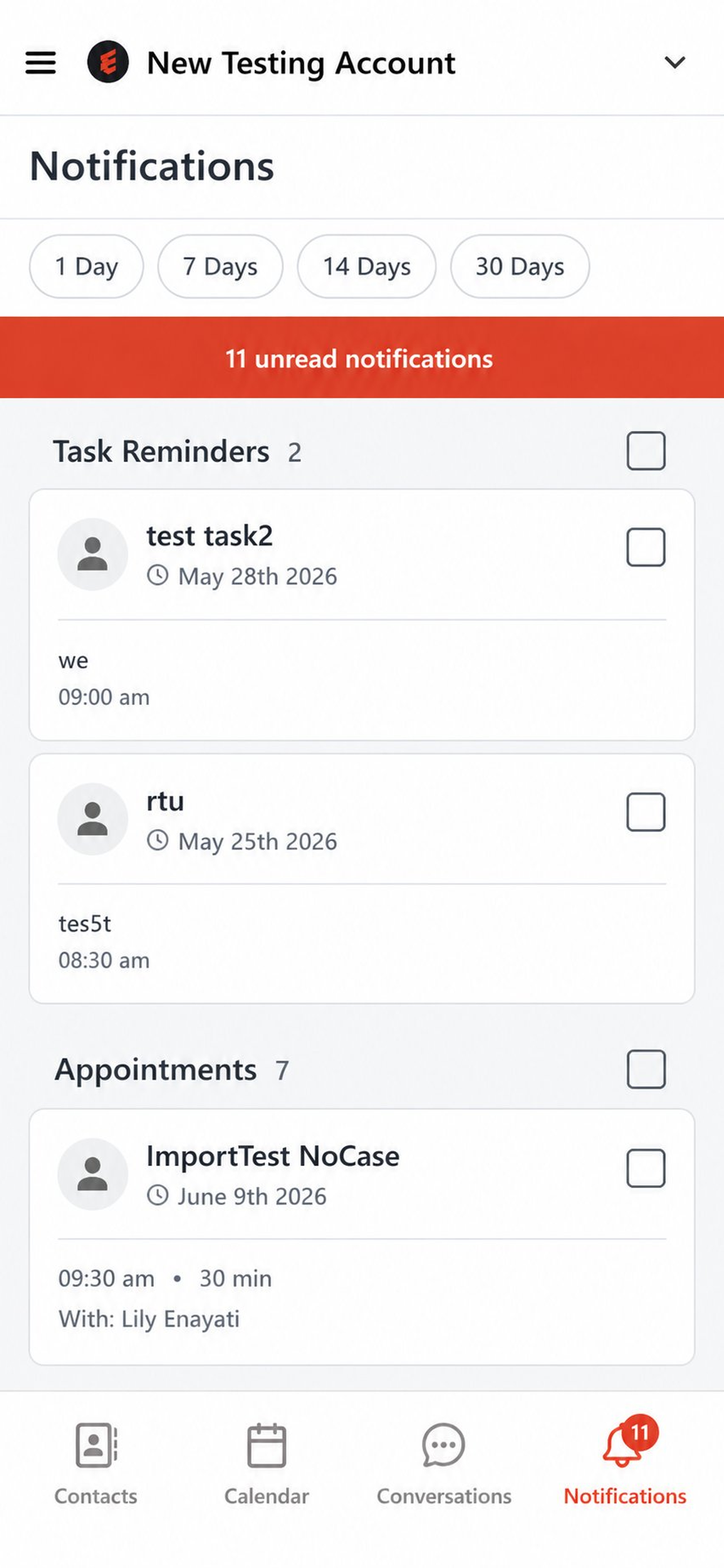 Emerge EHR/CRM screenshot 3