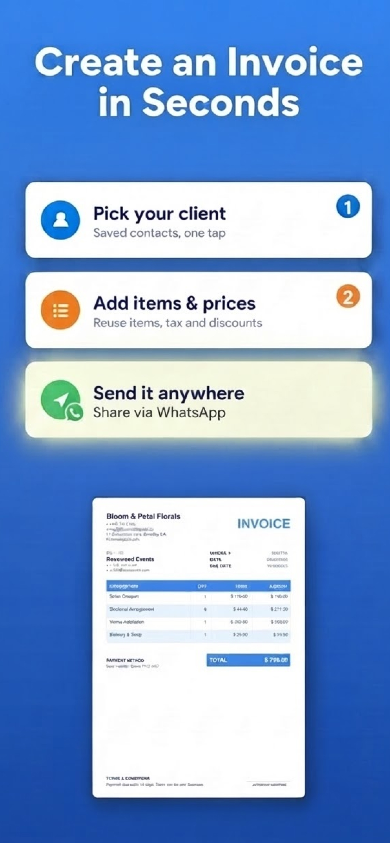 Invoice Maker-Estimate & Bill screenshot 2