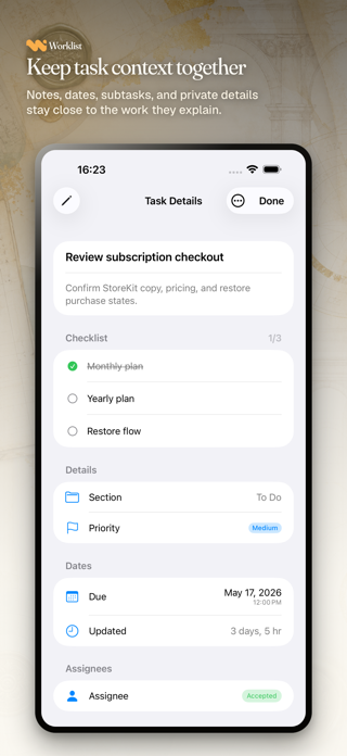 Worklist App Screenshot 7 of 9