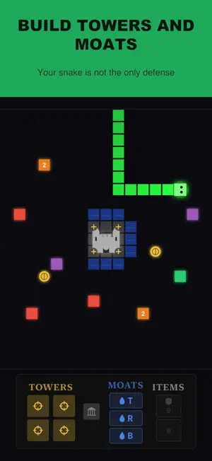 Snake Defense: Castle Rush screenshot 2