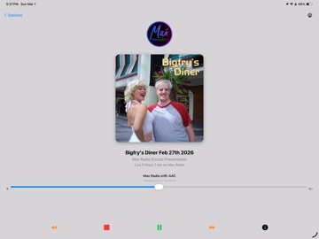 UHD Radio iPad screenshot