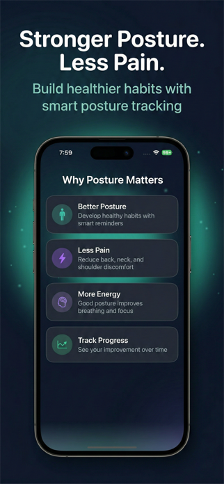 Posturly Posture Reminder App Screenshot 1 of 10
