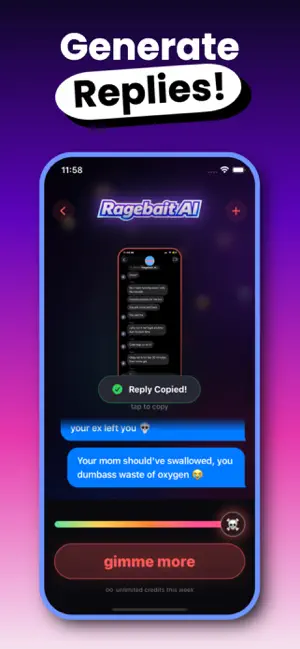 Ragebait AI: Texting Assistant screenshot 4