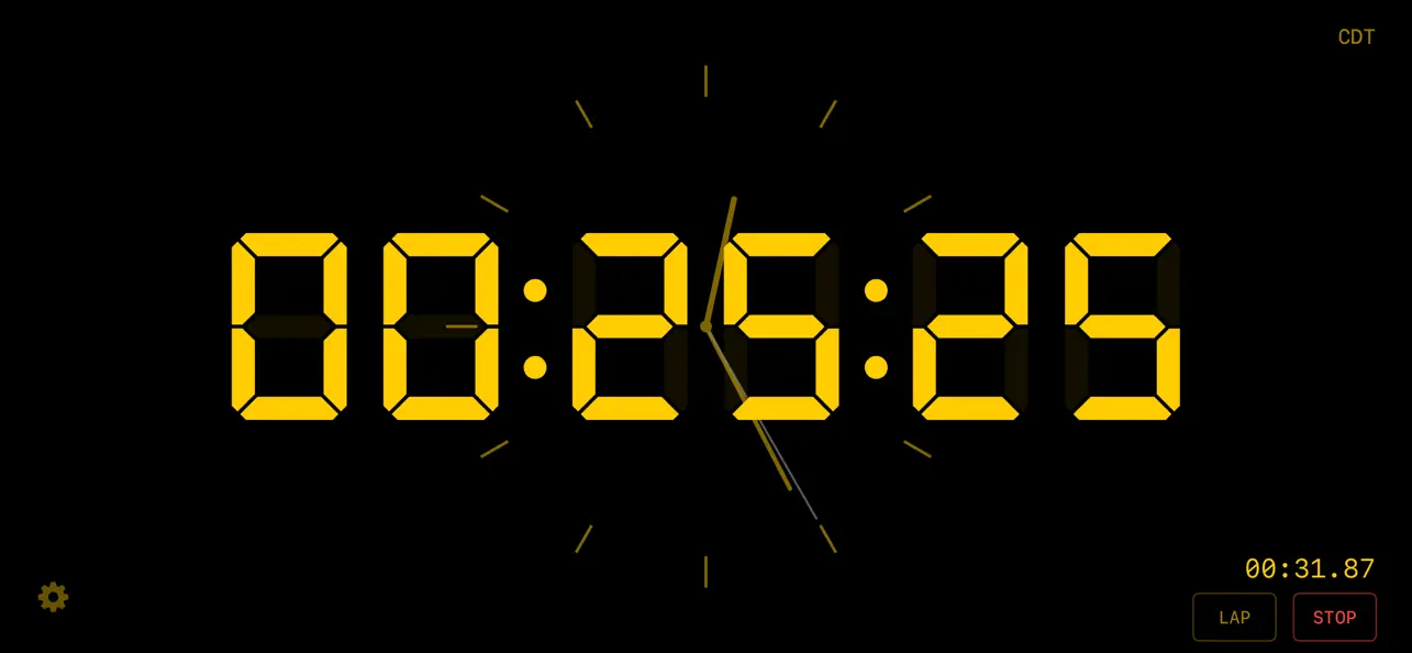 Screenshot #1 pour BackStageClock