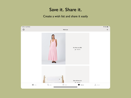John Lewis & Partners iPad screenshot 4 - Shopping app