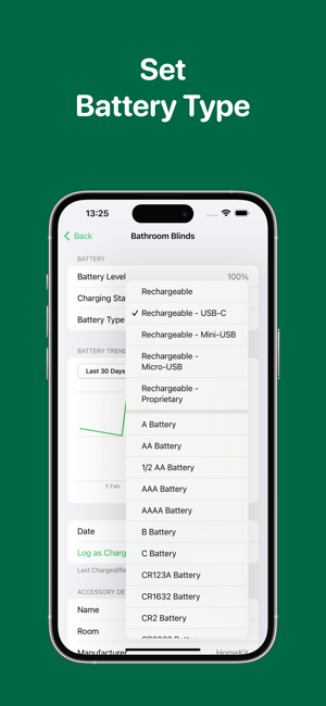‎HomeBatteries for HomeKit Screenshot