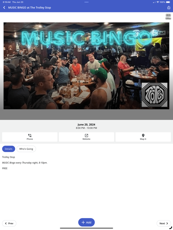 Destination Dayton iPad screenshot 7 - Travel app