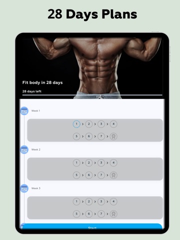 Home Workout - Fit At Home iPad screenshot