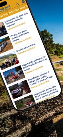 Rallye Rías Baixas iPhone screenshot