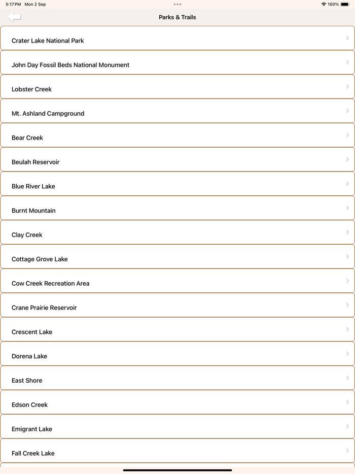 State  NPS In Oregon