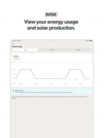 Base Power iPad screenshot