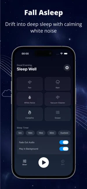 BedtimeFan: White Noise screenshot 3
