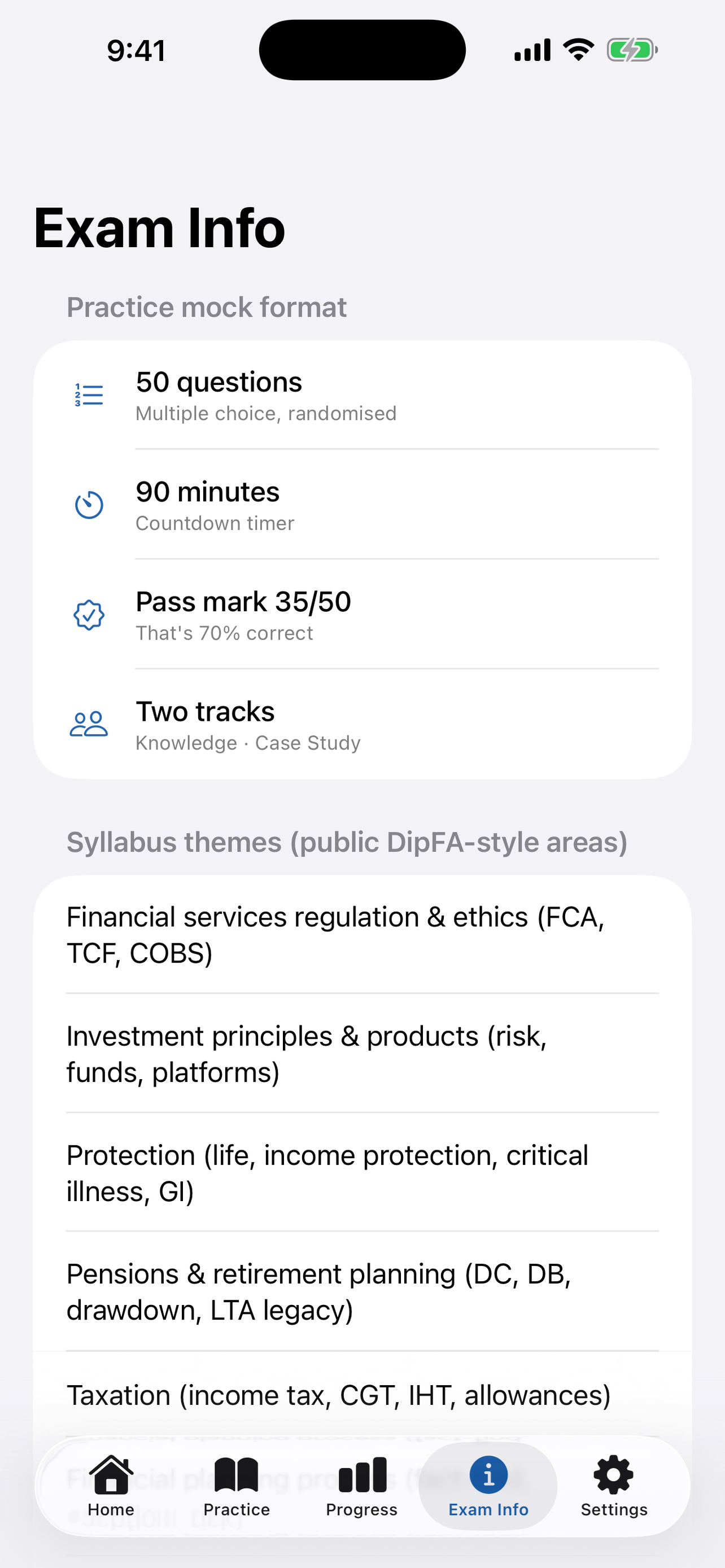 DipFA Prep screenshot 4