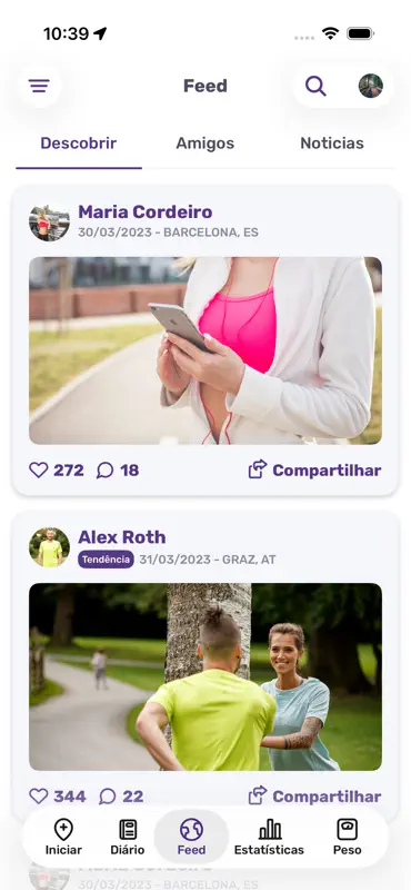 Corrida e Caminhada App FITAPP screenshot 7 of 10