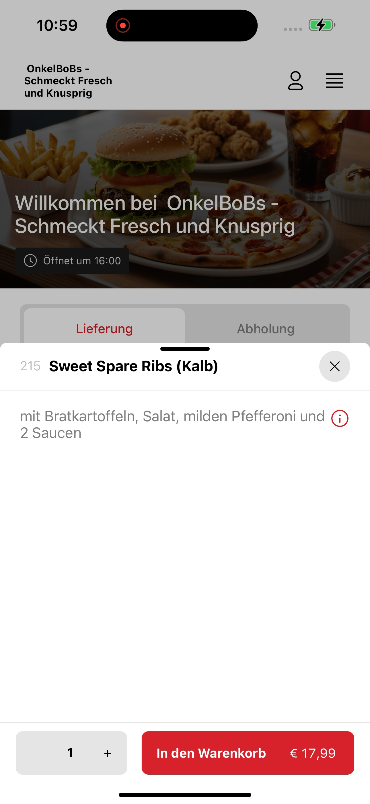 Onkel BoBs Burgers & Pizza screenshot 8