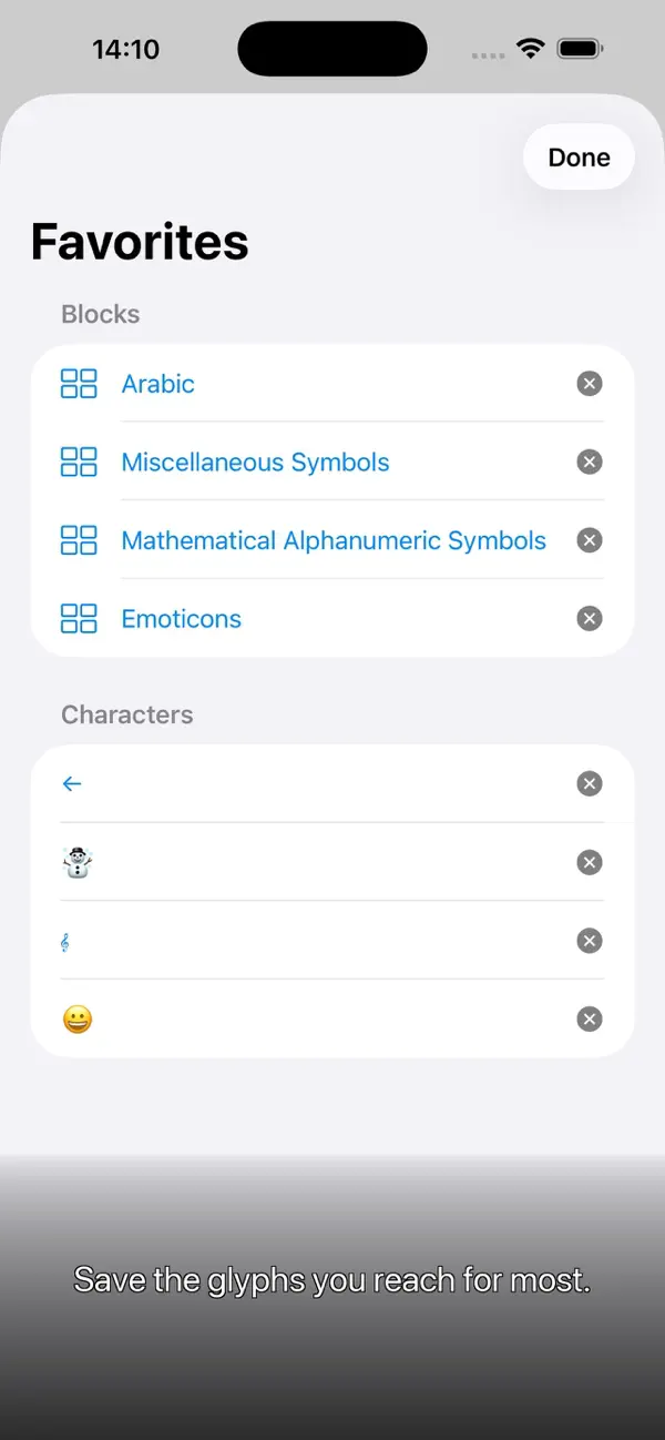 #2. Unicode Companion (iOS) De: Martin Bocker Dr