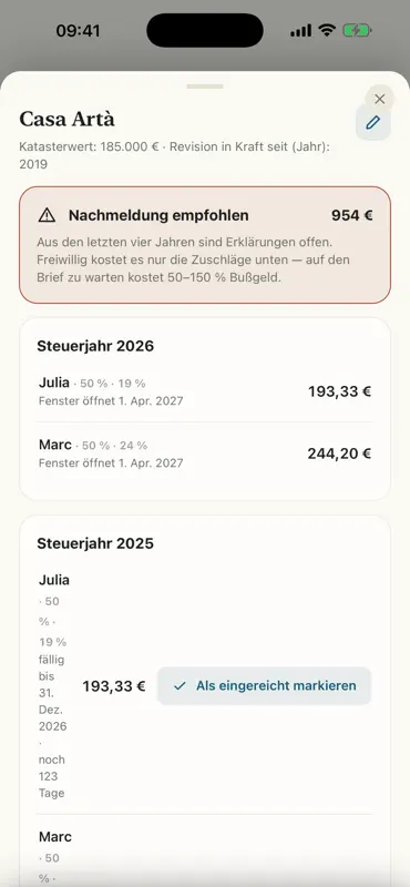 Cala: Modelo 210 Spain Tax screenshot 2 of 6