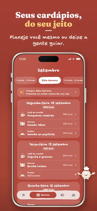Cardápio Semanal IA screenshot 1 of 7
