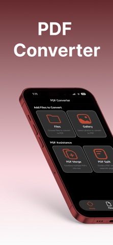 Free PDF Converter PDF to Word iPhone screenshot