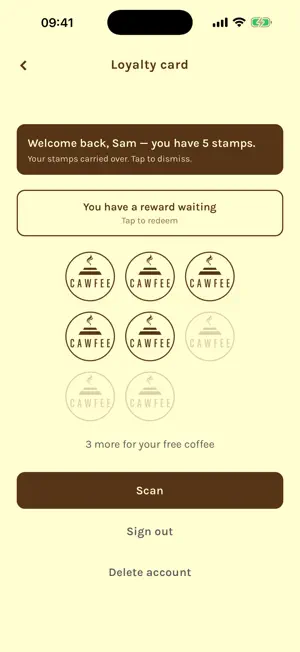 CAWFEE screenshot 2