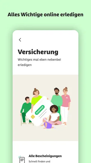 Screenshot von Meine BARMER auf dem iPhone 2