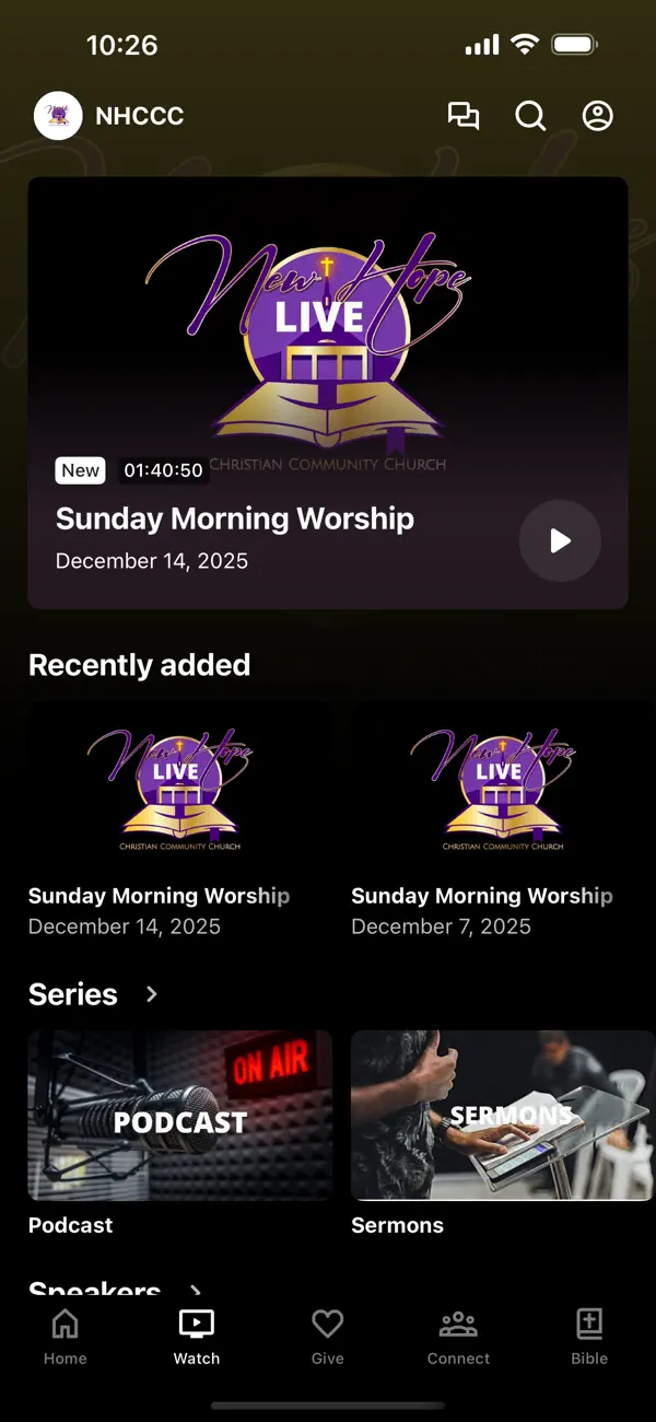 Screenshot #2 pour New Hope Christian Community C