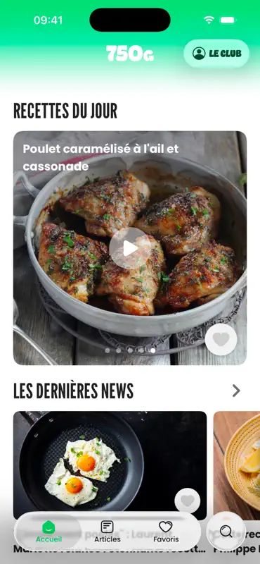 750g, recettes de cuisine screenshot 1 of 6