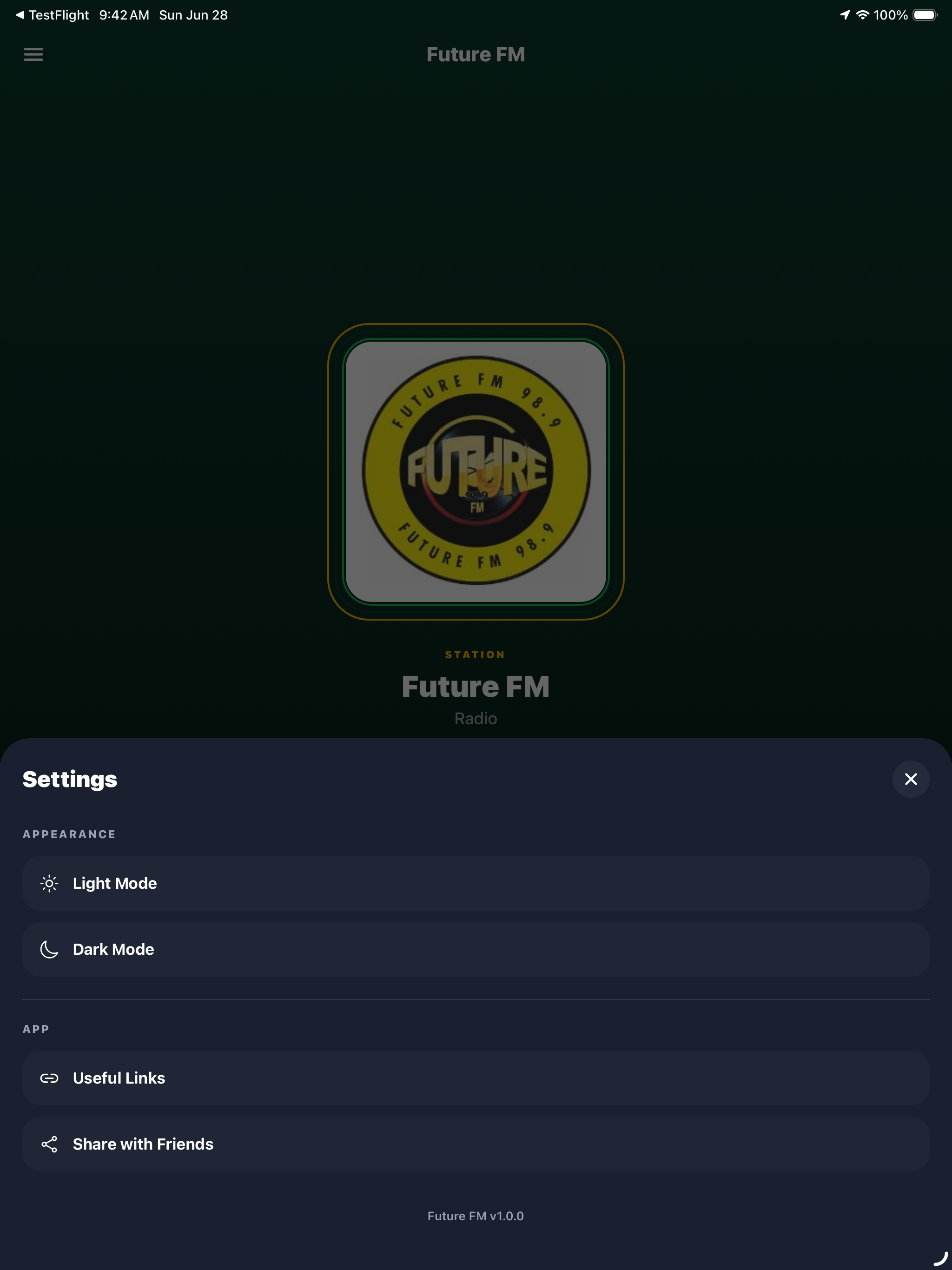 Future FM Radio screenshot 5