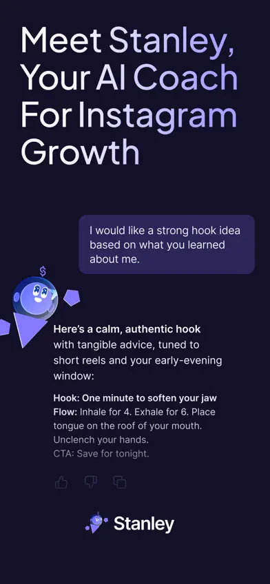 Stanley - Creator Coach for IG screenshot 1