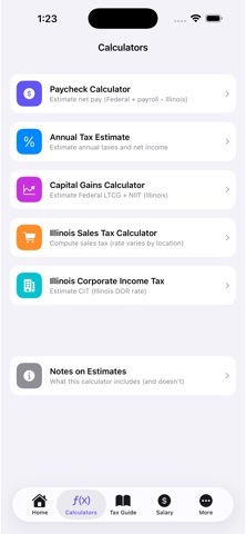 Illinois Tax Guide screenshot