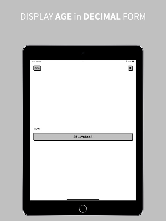 Screenshot #5 pour Age Calculator - Decimal Age