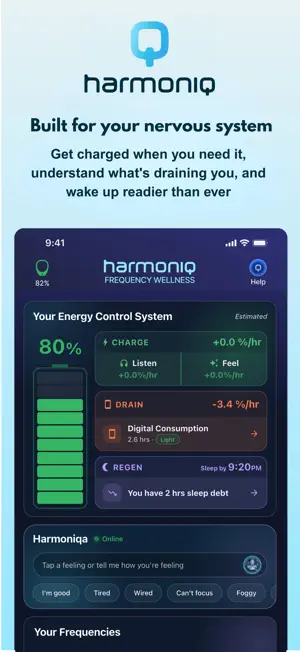 Harmoniq: Frequency Wellness screenshot 1