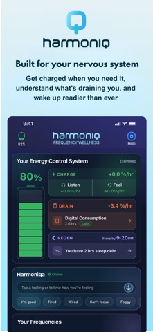 Harmoniq: Frequency Wellness Screenshot 1 of 3