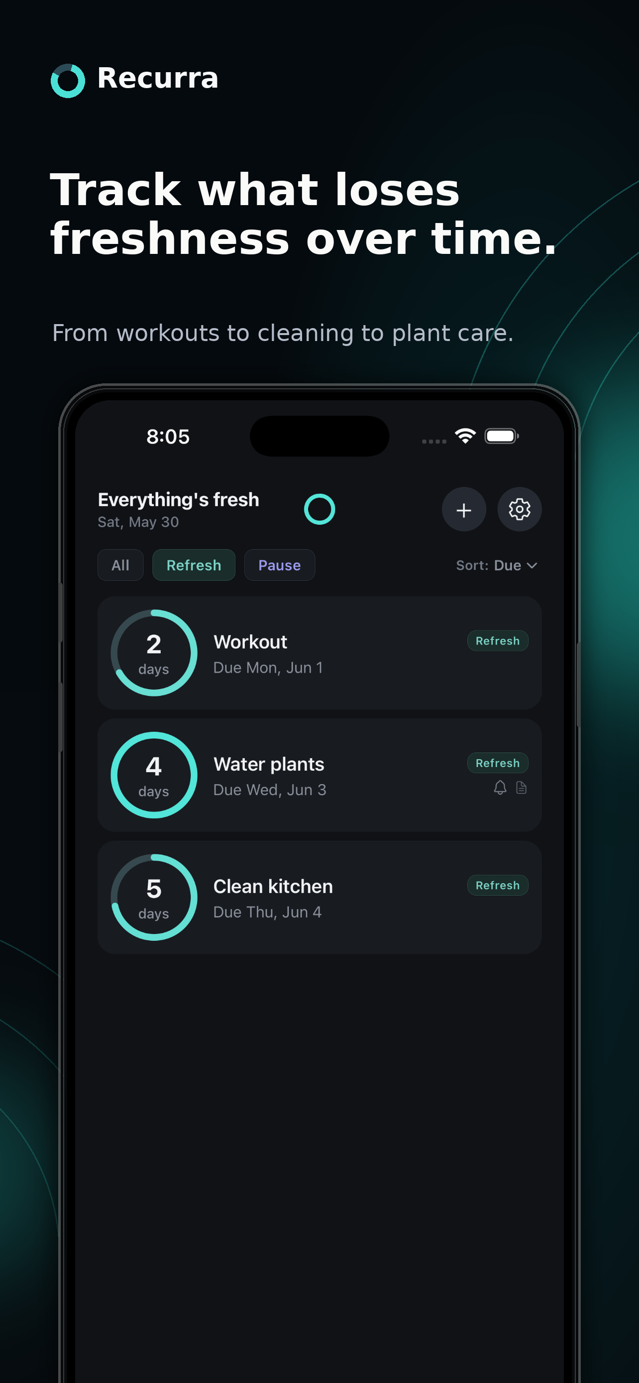 Recurra screenshot 5