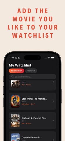 Movie Dice:Pick A Random Movie iPhone screenshot