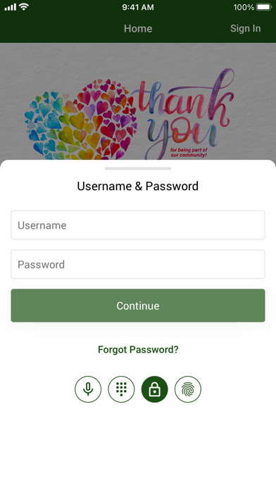 Heartland Credit Union App Screenshot