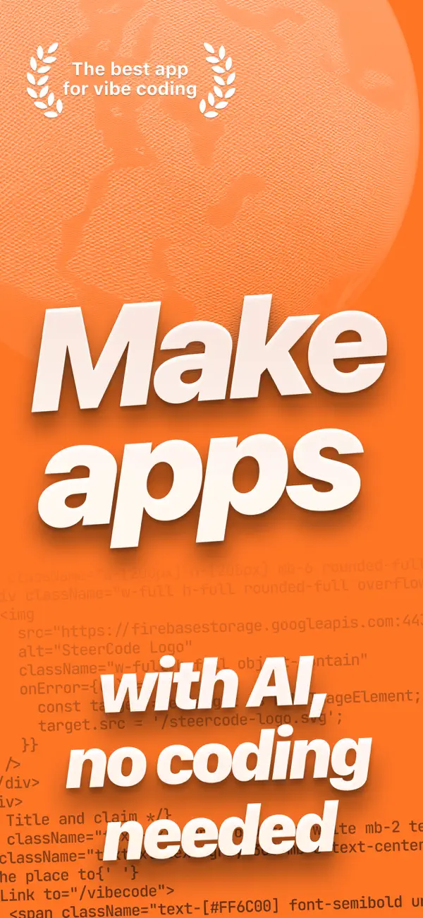 #1. SteerCode: Vibe Coding Builder (iOS) di: Cognitic