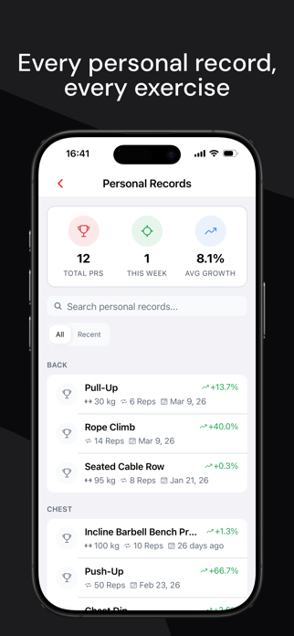 TopSet Workout Tracker Screenshot 4 of 10